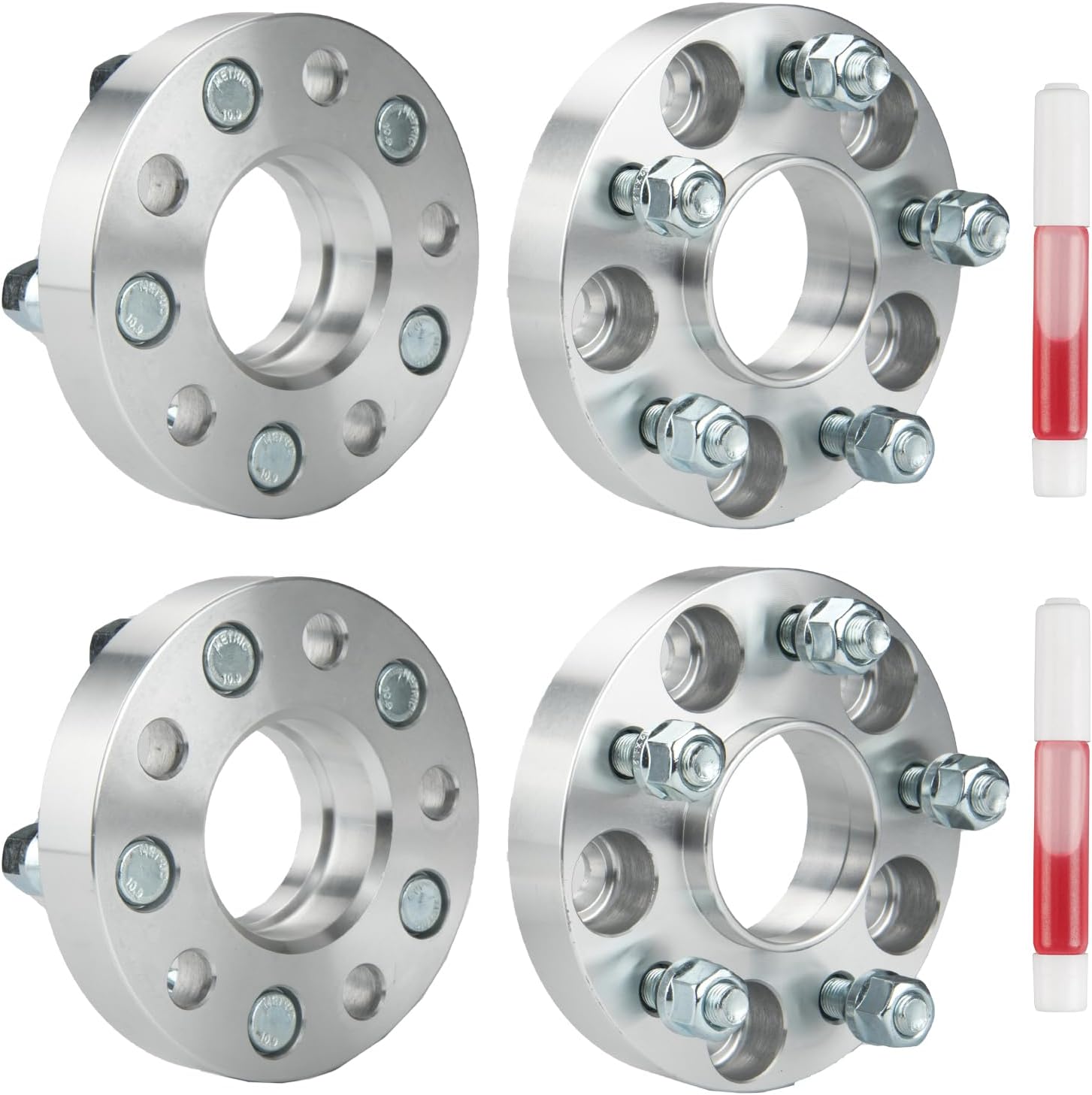 KAX 5x4.5 Wheel Spacers for Altima,1 inch Hub Centric 5 Lug Wheel Spacers for Altima, Rogue, Sentra, Murano, Maxima, Pathfinder, Kicks,with M12x1.25 Studs and 66.1mm Hub Bore,4 Pcs