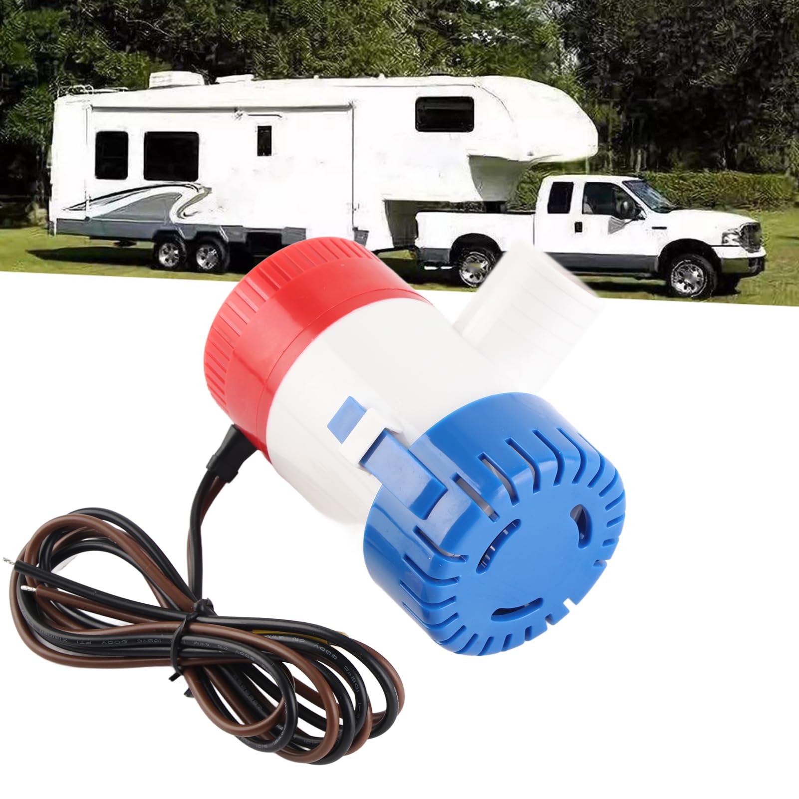 1100GPH 12V Tauch-Bilgenpumpe Effizienter Motor Anti-Airlock-Schutz Marinezubehör