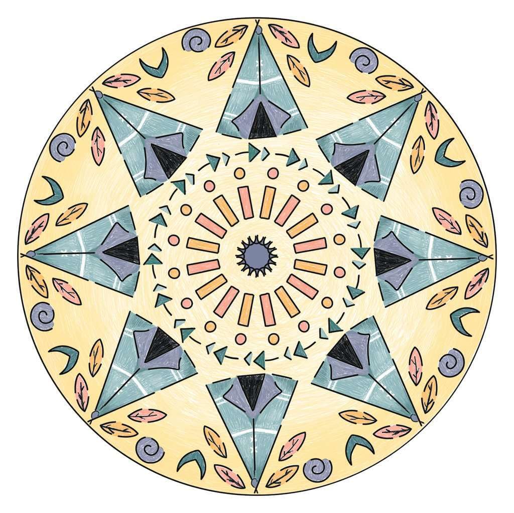 Ravensburger - Mandala Designer Midi, Boho Style Disegnare 6+ Anni, 200191