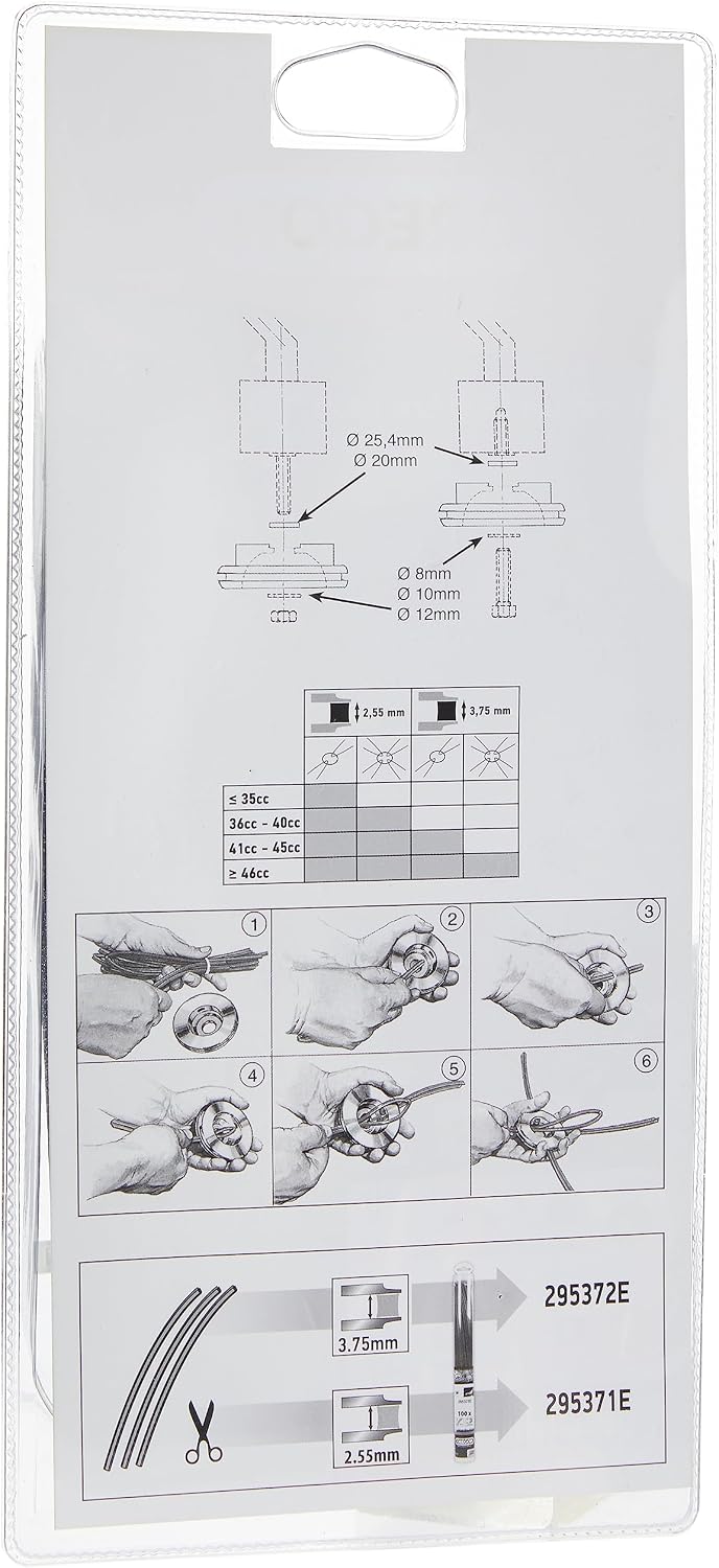 Oregon 110980 Universal Aluminium Fixed Trimmer Head with Nylium Line