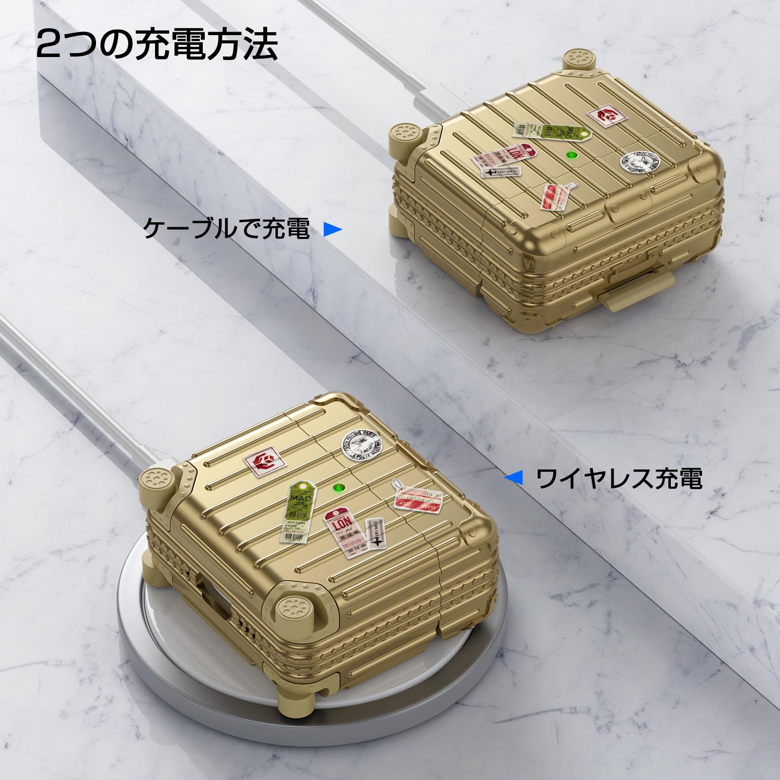 Amazon | V-MORO for AirPods 4ケース 2024 AirPods 第4世代専用