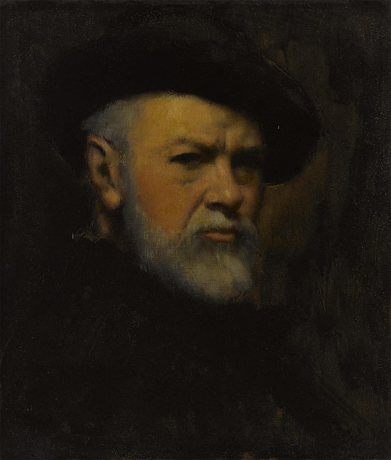 ARTXLXXBN Famous Print Painting Colorful Art Print Self-portrait by Jean Jacques Henner Canvas Art Decorations for Home Decor 60x90cm
