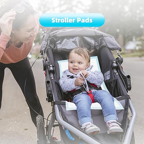 Miniatura 4 de Nihao Honey - Cambiador desechable para bebés, 30 unidades de colchoneta suave e impermeable, cambiador de pañales portátil y alfombrilla, a prueba