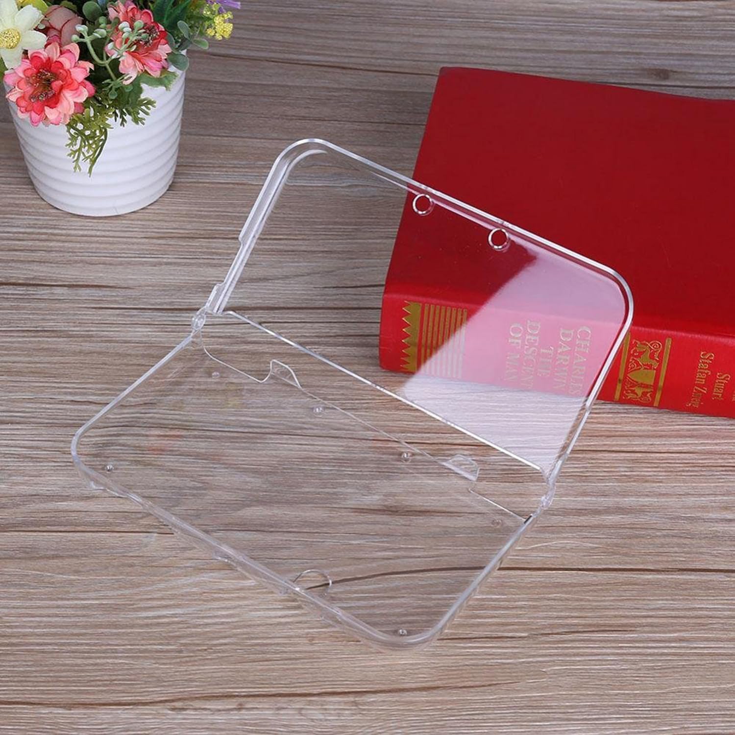 Protector Case Compatible with New 3DS Series Ultra Clear Crystal Transparent Hard Shell Protective Case Cover Skin for New 3DS Series 2015 (for New 3DS XL)