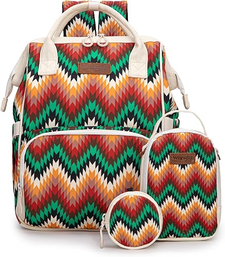 Miniatura 9 de Montana West Wrangler Callie - Mochila para pañales con funda para chupete, bolsa para botellas, juego de bolsas de viaje para bebé multifunción