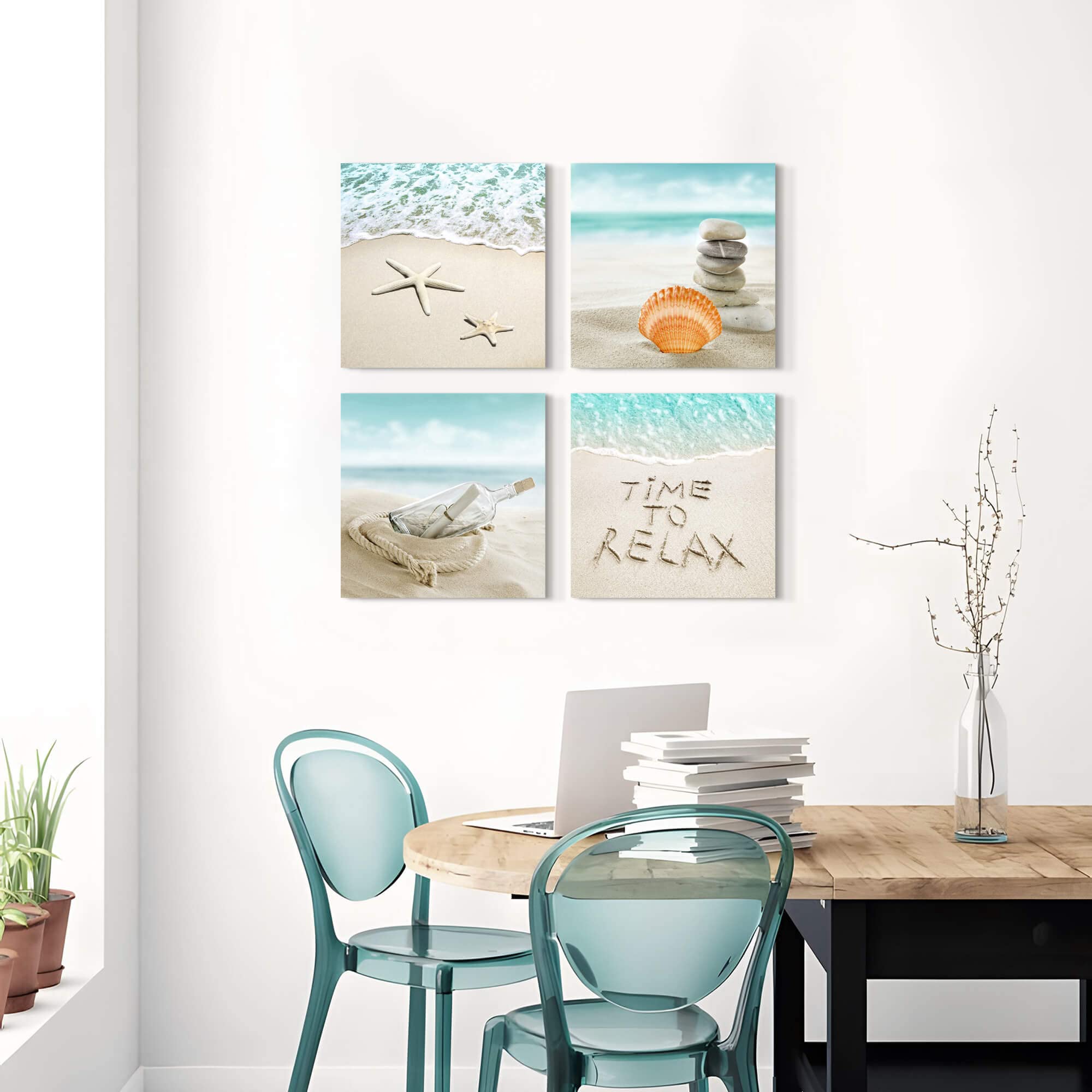 Amazon.co.jp: Coastal Pictures キャンバスウォールアート ドリフト