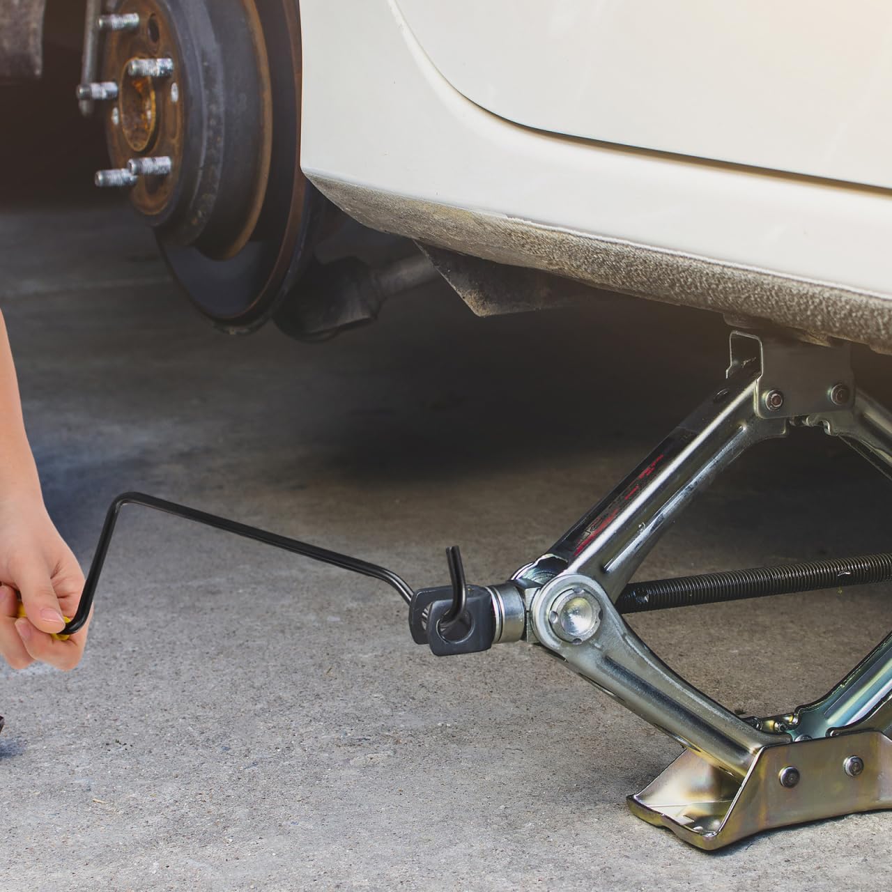 iplusmile Maniglia Di Ricambio Per Cric Auto Leva Estesa Manovella Per Martinetto Idraulico Accessorio Universale Strumento Sollevamento Pneumatici Facile Da Montare