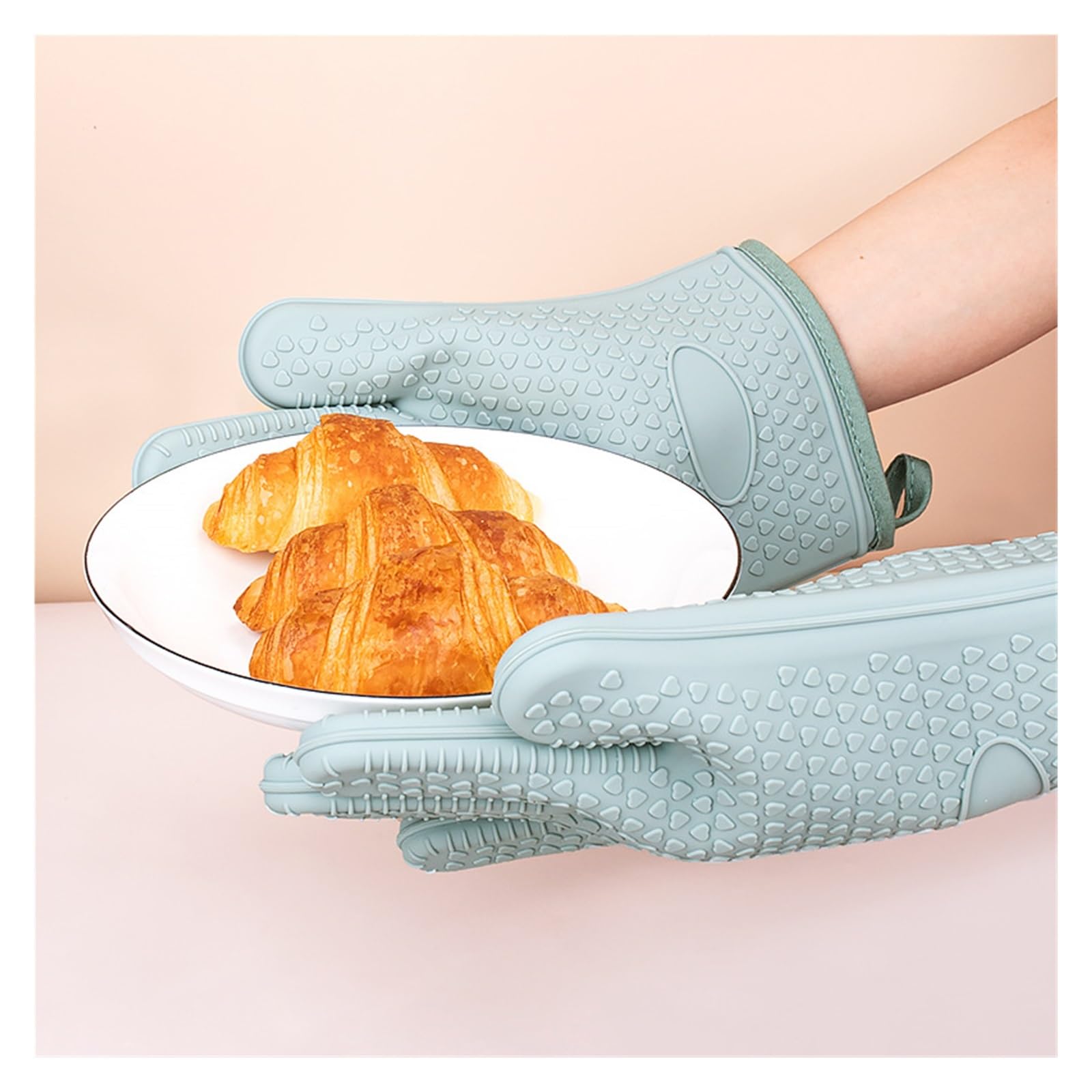 1 Par De Guantes Silicona Personalizados para Cocina