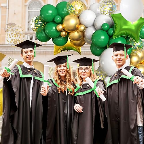 Miniatura 40 de Paready Kit de arco de guirnalda de globos azules y negros, 122 piezas de arco de globos metálicos azules y plateados para cumpleaños, baby shower