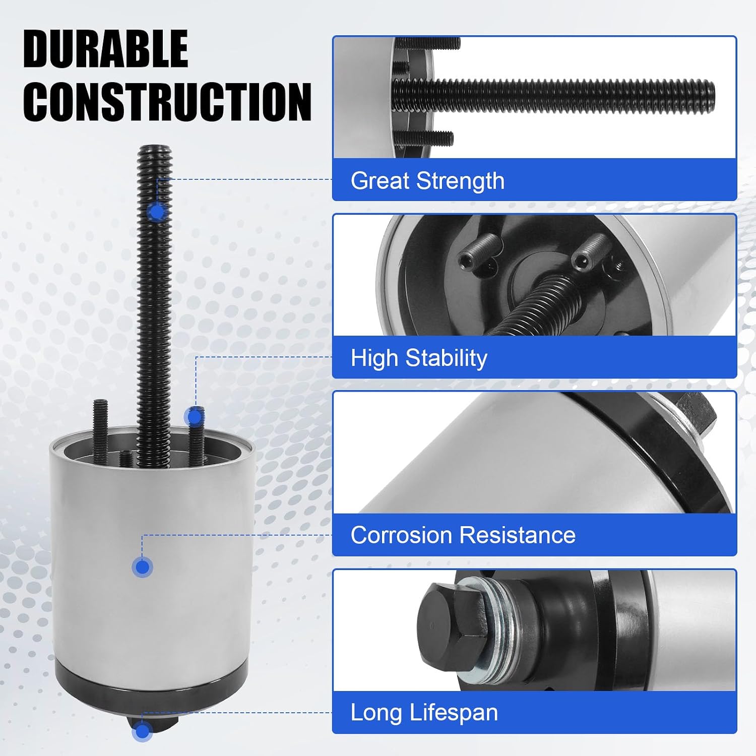 S21307 Bushing Installation Tool Compatible with Hendrickson S-24691 Dayton TS 334-1576 Euclid TS E-10729A Turner Intraax Wide Bushing Complete Kit S-21307 E-9575 TRB5912