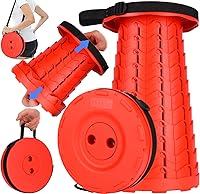 Vista 8 de Fishboy - Taburete plegable para adultos, ligero pero resistente, peso máximo de 1000 libras, portátil, retráctil, para actividades al aire libre