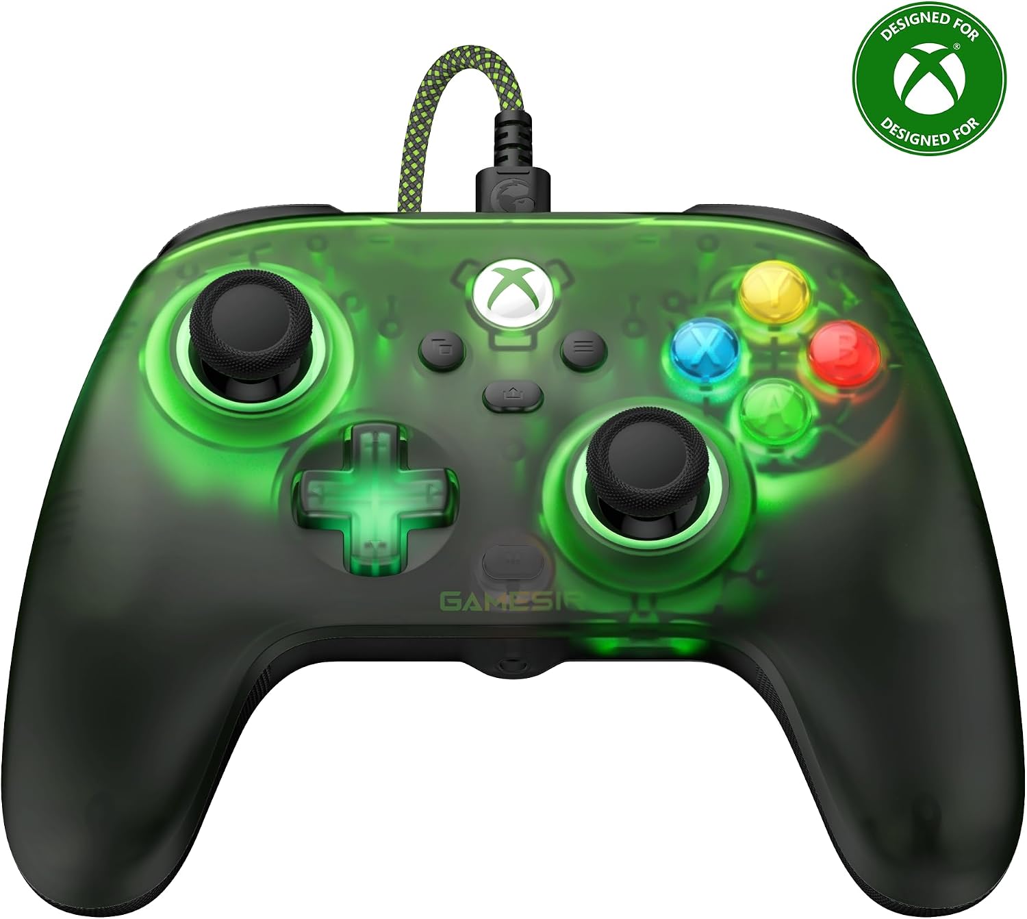 GameSir T7 Pro Wired XBOX Controller, Hall Effect, RGB, Trigger Stops, PC | Hall Effect Sticks & Triggers; 2 Remappable Back Buttons; Adjustable Trigger Stops; RGB Lighting Effects