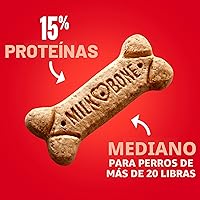 Vista 4 de Milk-Bone Galletas Originales Premios para Perros para Perros Medianos, 10 libras