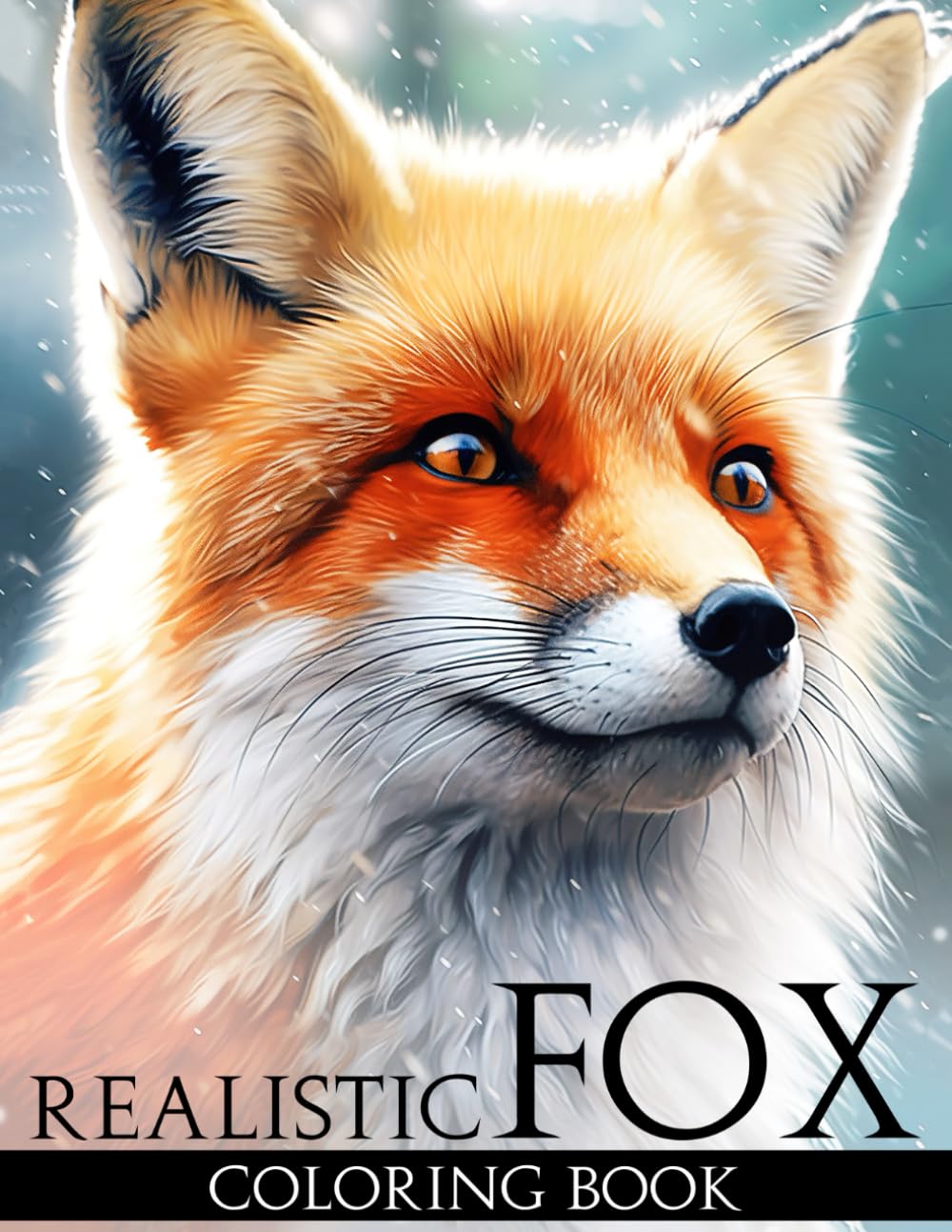 Realistic Fox Coloring Book: Majestic Foxes Coloring Pages with High Quality, Detailed Wildlife Beauty Illustrations for Fun, Relaxation, and Stress Relief