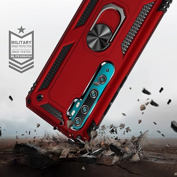 Nevarium iPhone 11 Pro Uyumlu Kılıf Tank Yüzüklü Silikon Kapak - Rose