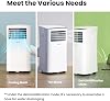Comfee MPPH-07CRN7 Mobile Air Conditioner 7000 BTU 2.0 kW Cooling Ventilating & Dehumidifying Room Size up to 68 m ³ (25 m ²) with Exhaust Hose [Energy Class A]