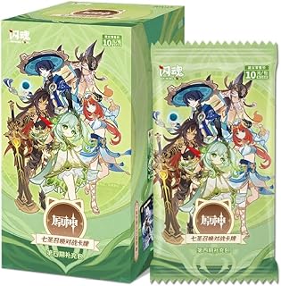 原神（げんしん）七聖召喚 拡張パック Vol.4 1ボックス（18パック入り）ブースターパック ゲーム周辺 Genshin Impact 公式グッズ