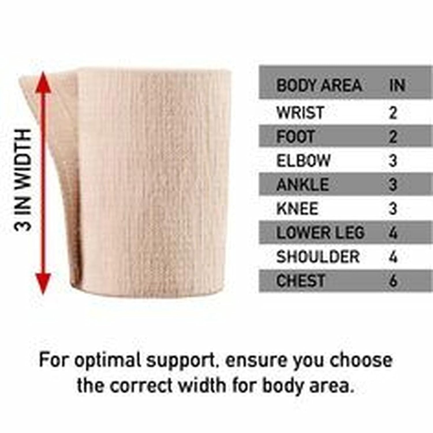 Ace Elastic Bandage with Hook Closure, Latex-Free, 2 in x 4.2 ft, 1 ct