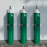 Vista 3 de Soporte para tanque de propano, soporte de cilindro de gas, soporte de pared para tanque de propano con tornillos y cinturón de seguridad (1)