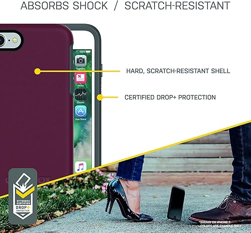 Miniatura 4 de OtterBox Symmetry Series - Funda para iPhone SE 3 generación (2022), iPhone SE 2 (2020), iPhone 8, iPhone 7 (no Plus), embalaje no minorista, color