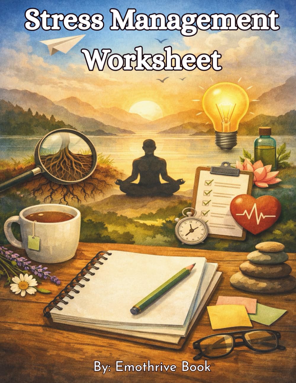 Stress Management Worksheet: Guided Prompts for Reflection and Growth