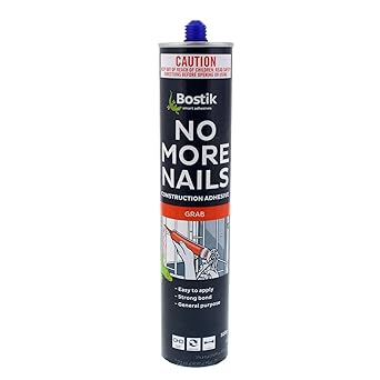 Bostik Combo - No More Nails, Heavyduty Adhesives, Stick Anything On The Wall Without Drilling + Silicon Sealant Gun For Application