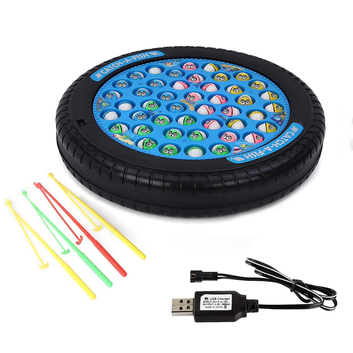 Buy Braintastic Rechargeable Fishing Game Fish Catching Game Toy 45