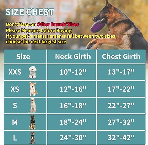 Miniatura 2 de AIITLE Arnés de chaleco duradero para perro, arnés sin tirones para mascotas con hebilla de memoria de seguridad, arnés ajustable transpirable para