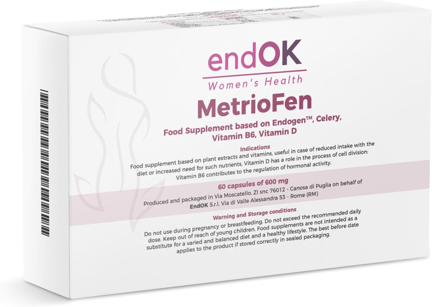 Endometriosis, Fertility and Menstrual Support – Endogen®, Flavonoids, Apigenin, Luteolin, Vitamins B6, D, E