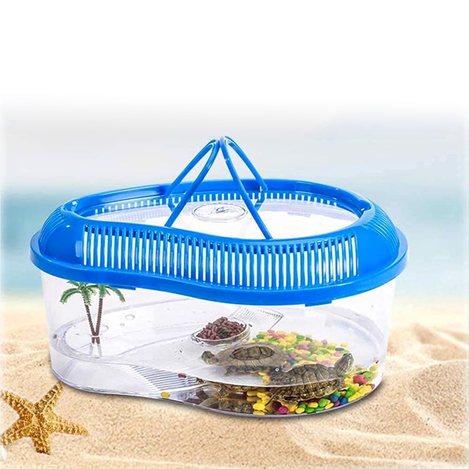 Jainsons Turtle House Reptile Carrier with Cover and Handle (Color May Vary) (Medium) (B077K7R8NP) Amazon Price History, Amazon Price Tracker