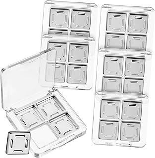 Paleta de soporte de sombra de ojos vacía tra...