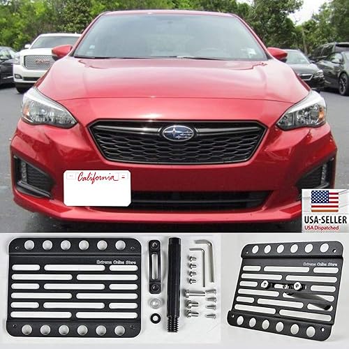 Miniatura 2 de Para modelos Subaru Impreza no Turbo 2017 en adelante (no es compatible con WRX o WRX STi) Gancho de remolque para parachoques delantero, soporte de