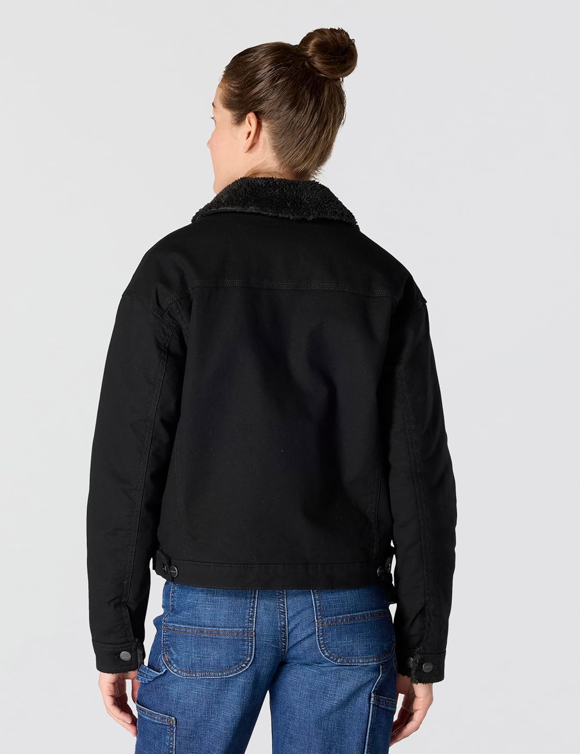 Carhartt Women's Rugged Flex® Loose Fit Canvas Sherpa-Lined Jacket - Image 2