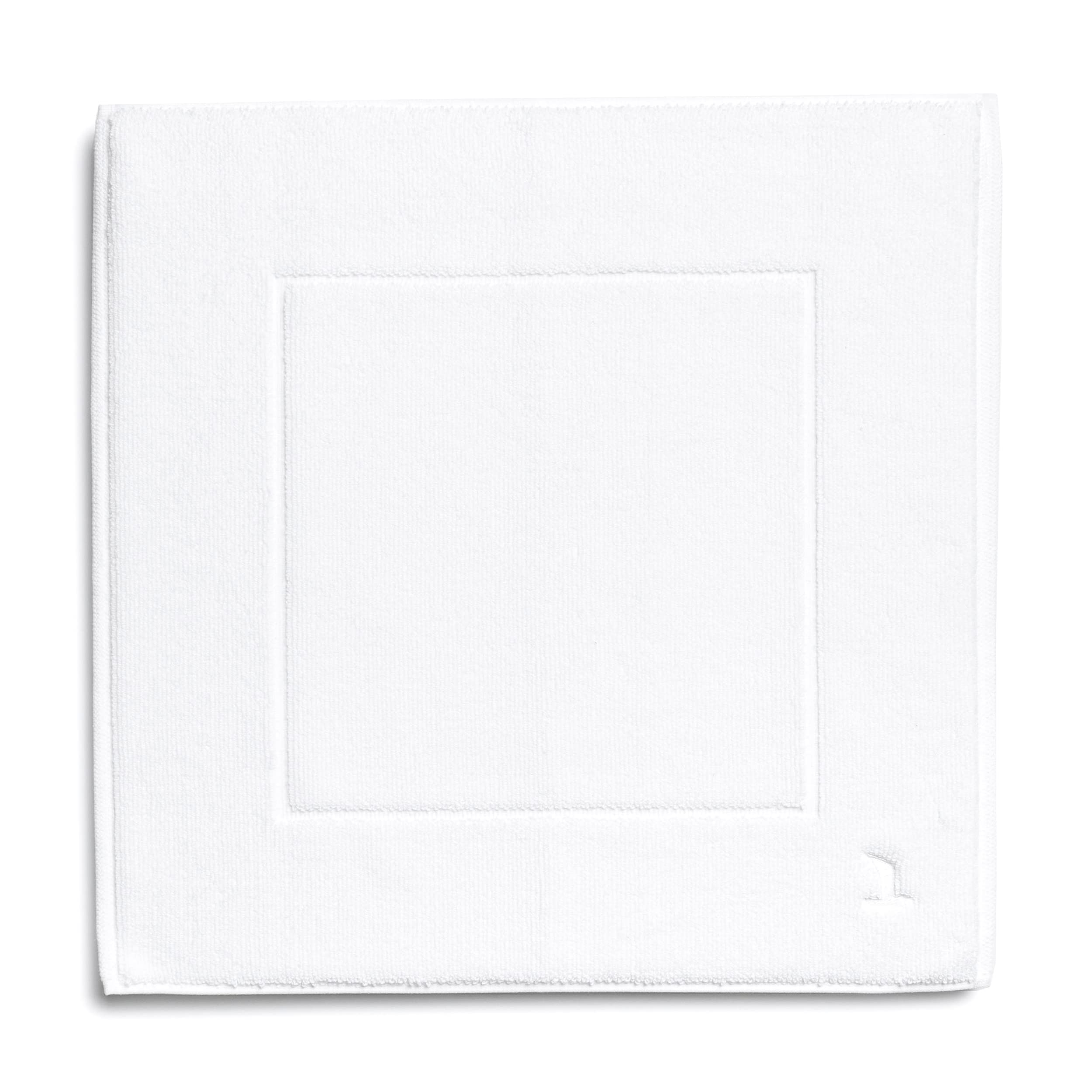 möve Superwuschel Badteppich 60 x 60 cm aus 100% Baumwolle, snow