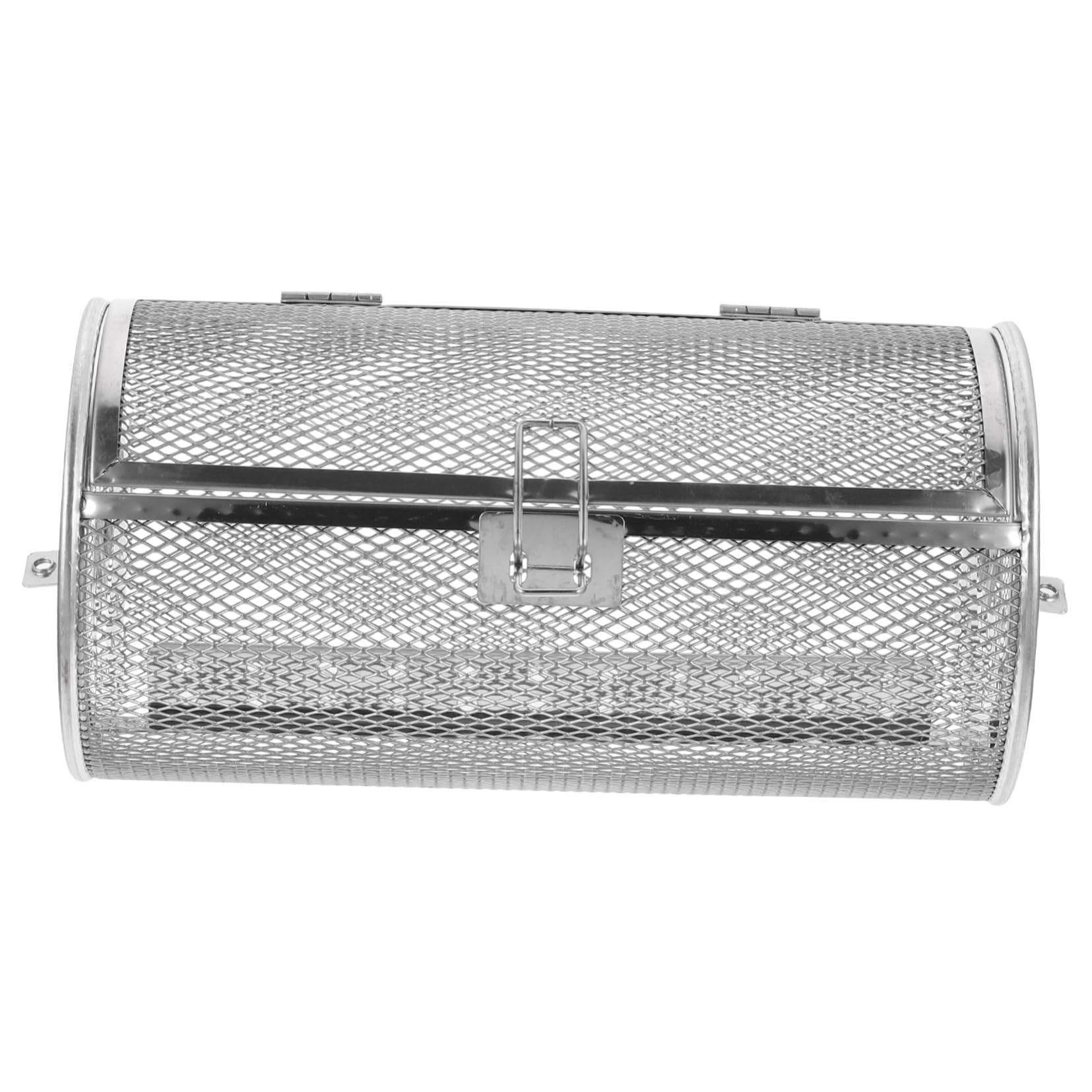 Panier à rôtir en acier inoxydable argenté pour barbecue et légumes de cuisine