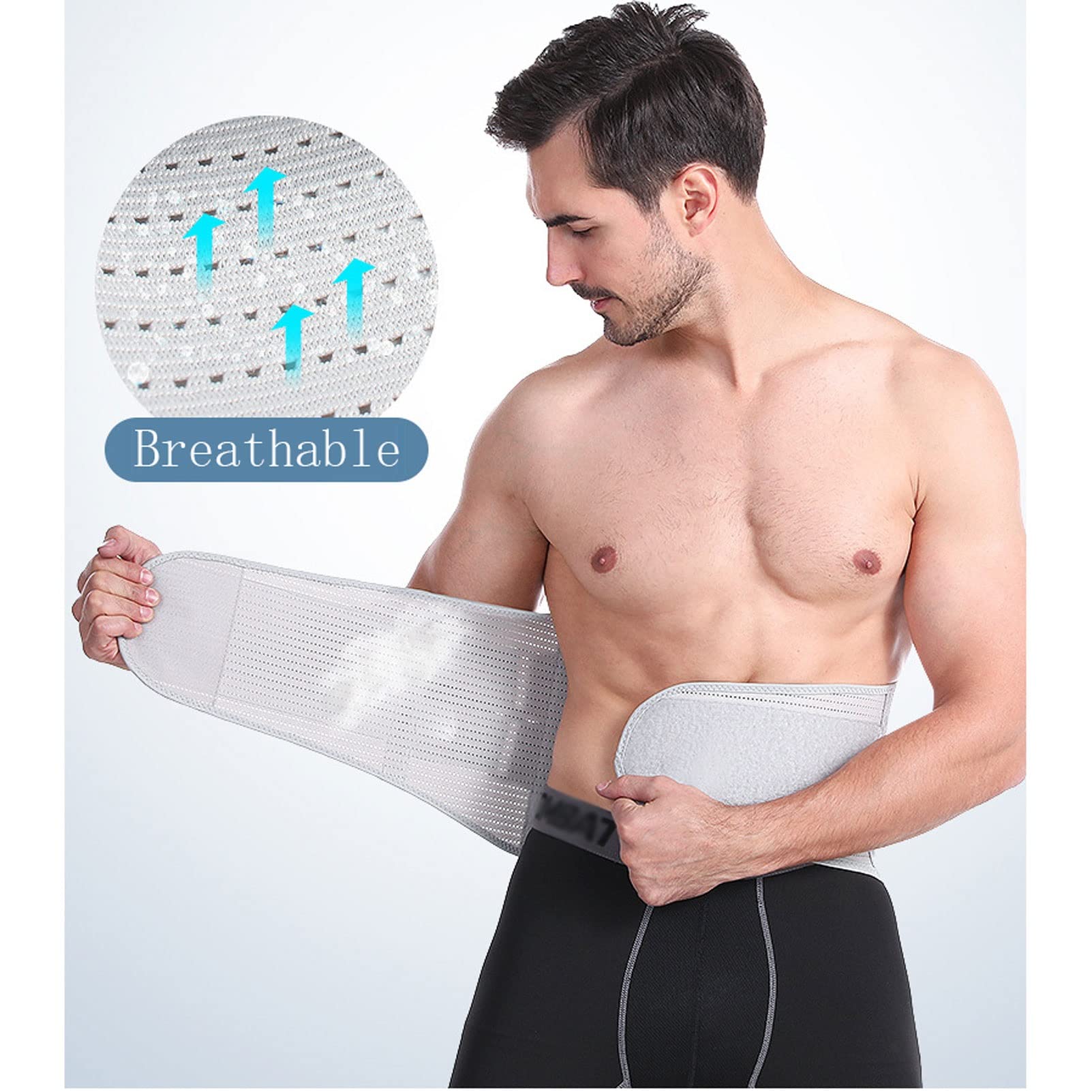 MMRTDJDR Cintura di Supporto per la Schiena Cintura di Supporto per la Schiena Tutta la Cintura di Supporto Lombare per Donna Uomo Cintura Regolabile in Vita per alleviare Il Mal di Schiena Mantiene