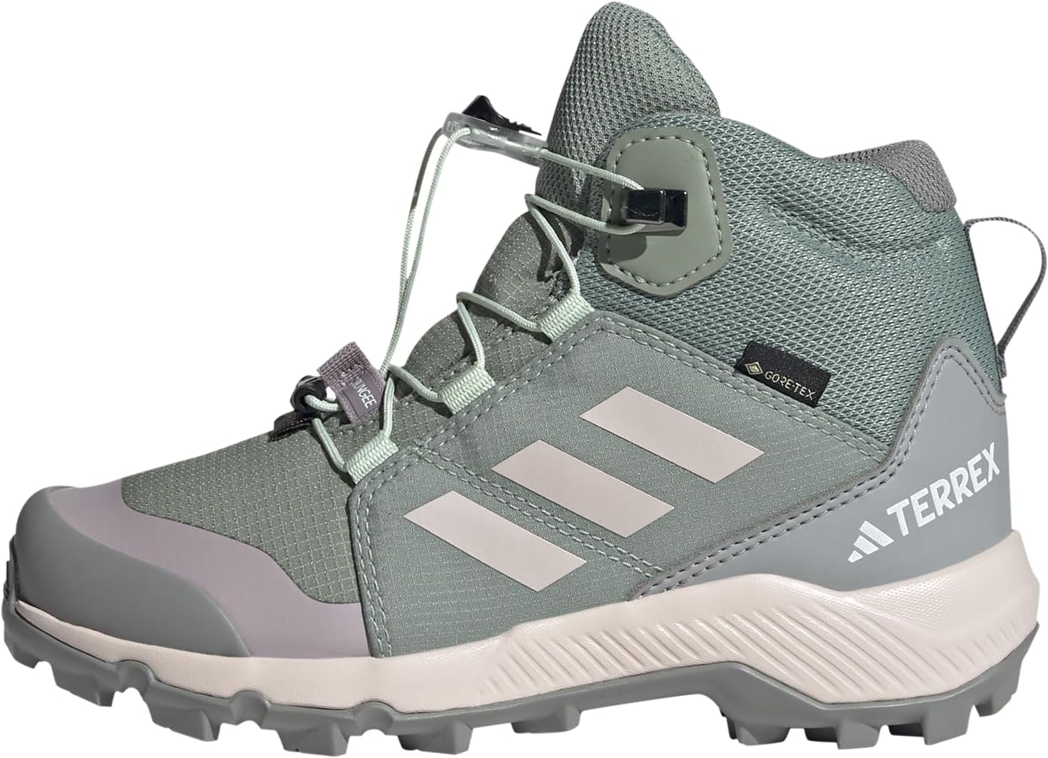 adidas Unisex Child Terrex Mid Gore-tex Hiking Shoes Kids Trainers