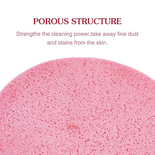 Miniatura 3 de 120 esponjas faciales comprimidas, esponja limpiadora facial, esponja de eliminación de maquillaje, esponja redonda exfoliante para mujeres, niñas