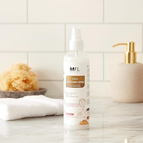 Miniatura 7 de Spray refrescante de agua de rosas vegana Made For Locs  Hidratante Locs  Desodorante de Locs  Aromas increíbles (flor de cerezo, 8 onzas)