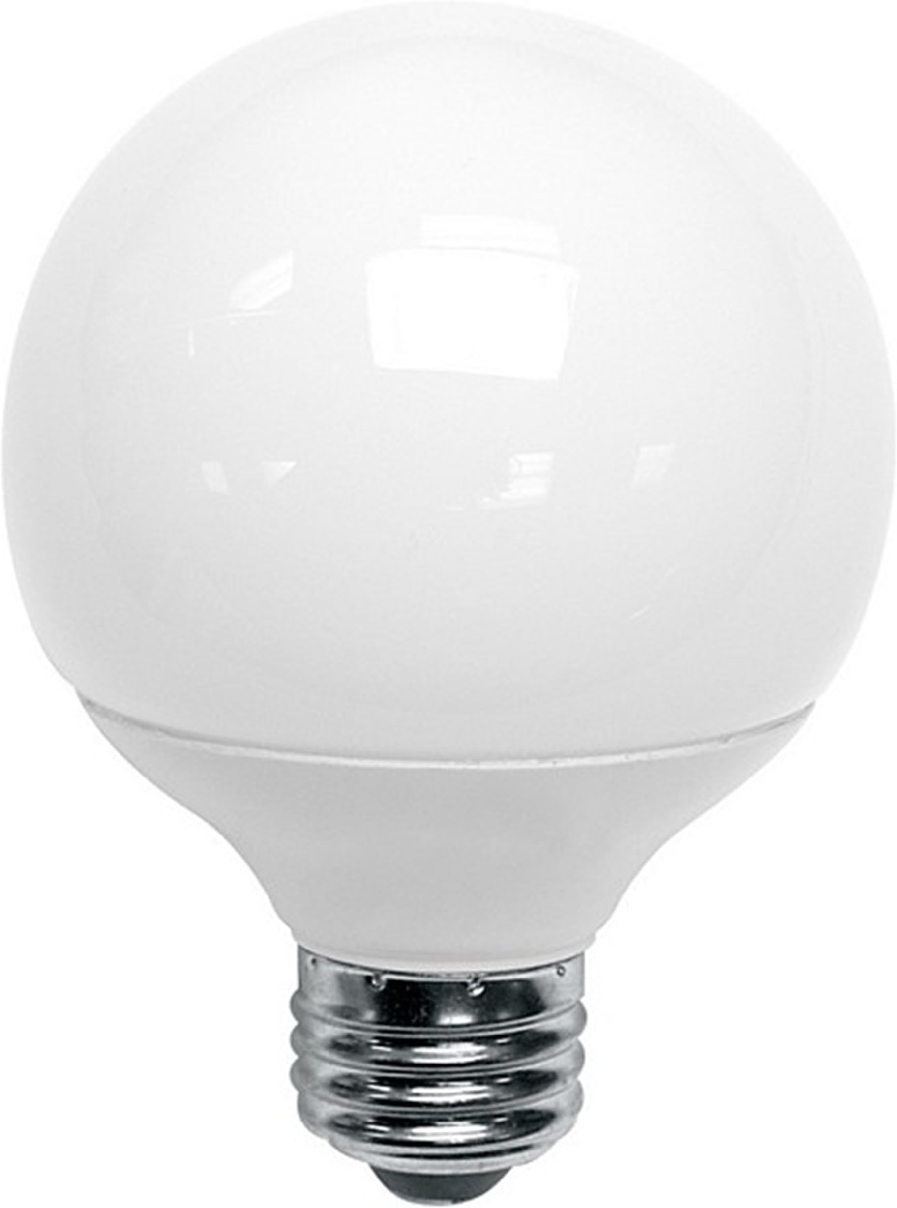 TCP 8060092 G25 Globe SpringLight Bulb, 9-Watt, 27K Color Temperature, 2-Pack