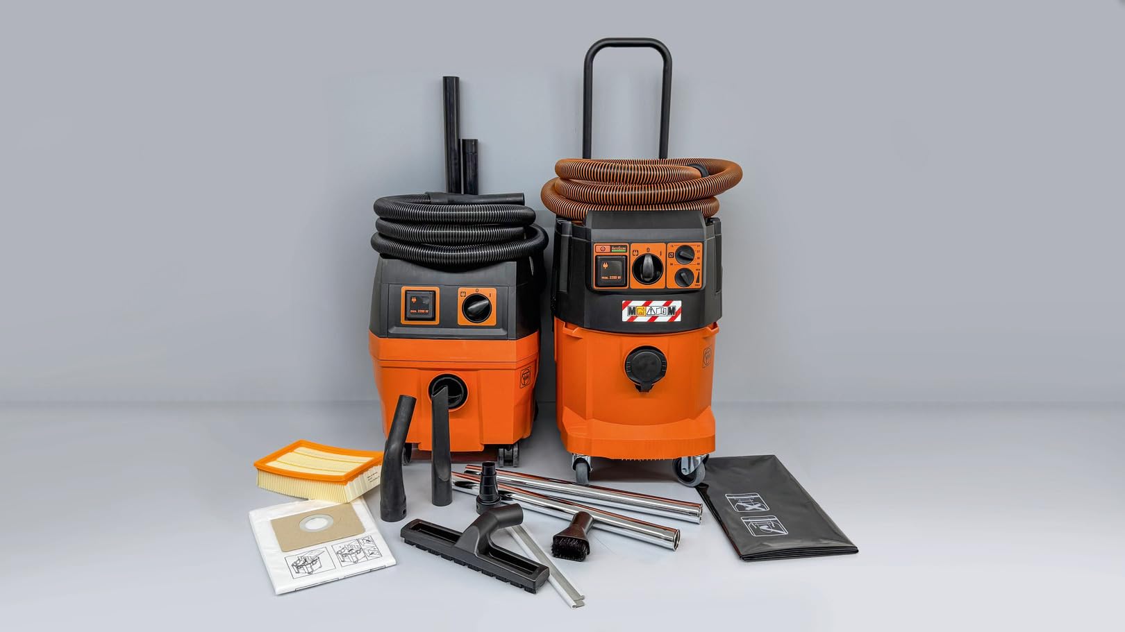 FEIN Dustex 25 L, Aspirador de obras para conexión de herramientas eléctricas, Aspirador en humédo/seco con cable de red 7,5 m, Potencia máxima de entrada 1380W. Homologación para la clase de polvo L. | Conexión de herramientas eléctricas. cable de red 7,