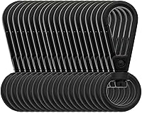 Vista 1 de BIKICOCO Perno de gatillo giratorio de 1/2 pulgada, gancho a presión, cierre de pinza de langosta, clip de resorte, extremo de junta tórica, negro