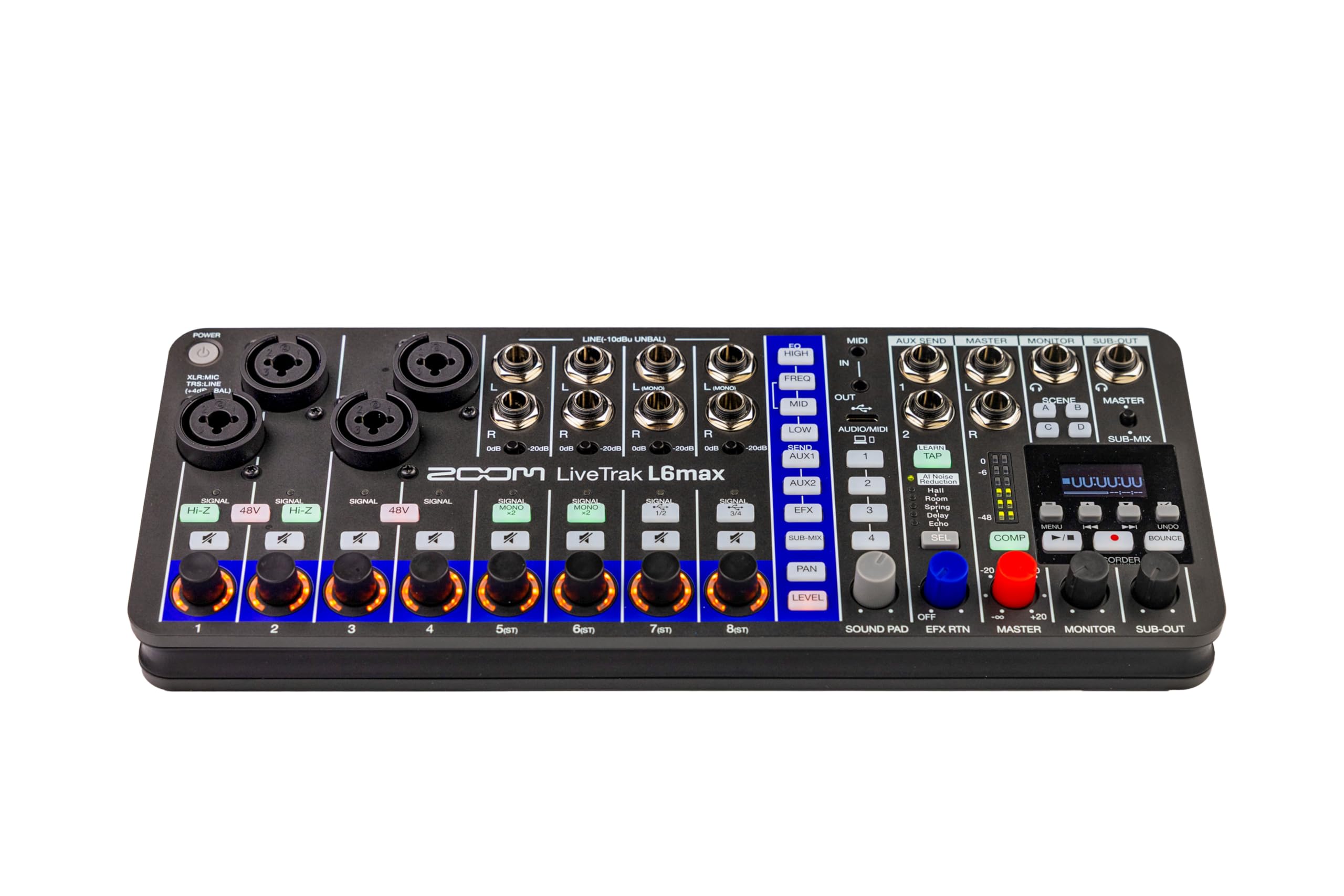 ZOOM LiveTrak L6 デジタルミキサー 配信におすすめ LiveTrak L6 | ZOOM