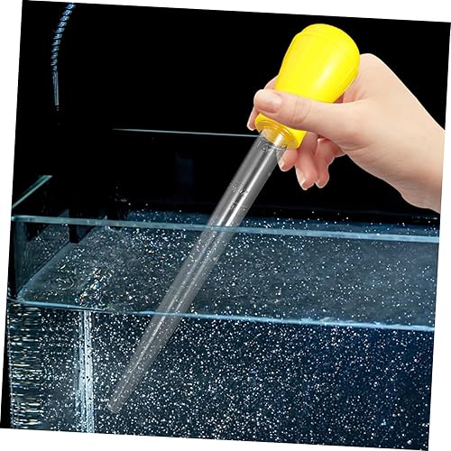 Miniatura 9 de Mobestech 2 piezas de succión para pecera de pared para orinario de mano, limpiador de tanque de peces, bomba de sifón, cambiador de agua, bomba de