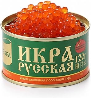 Premium Red Salmon Caviar – Wild-Caught Fish Roe With Sea Salt, Handcrafted In Traditional Style, Velvety Smooth Texture, Exceptionally Fresh & Delicate Flavor 4.23oz