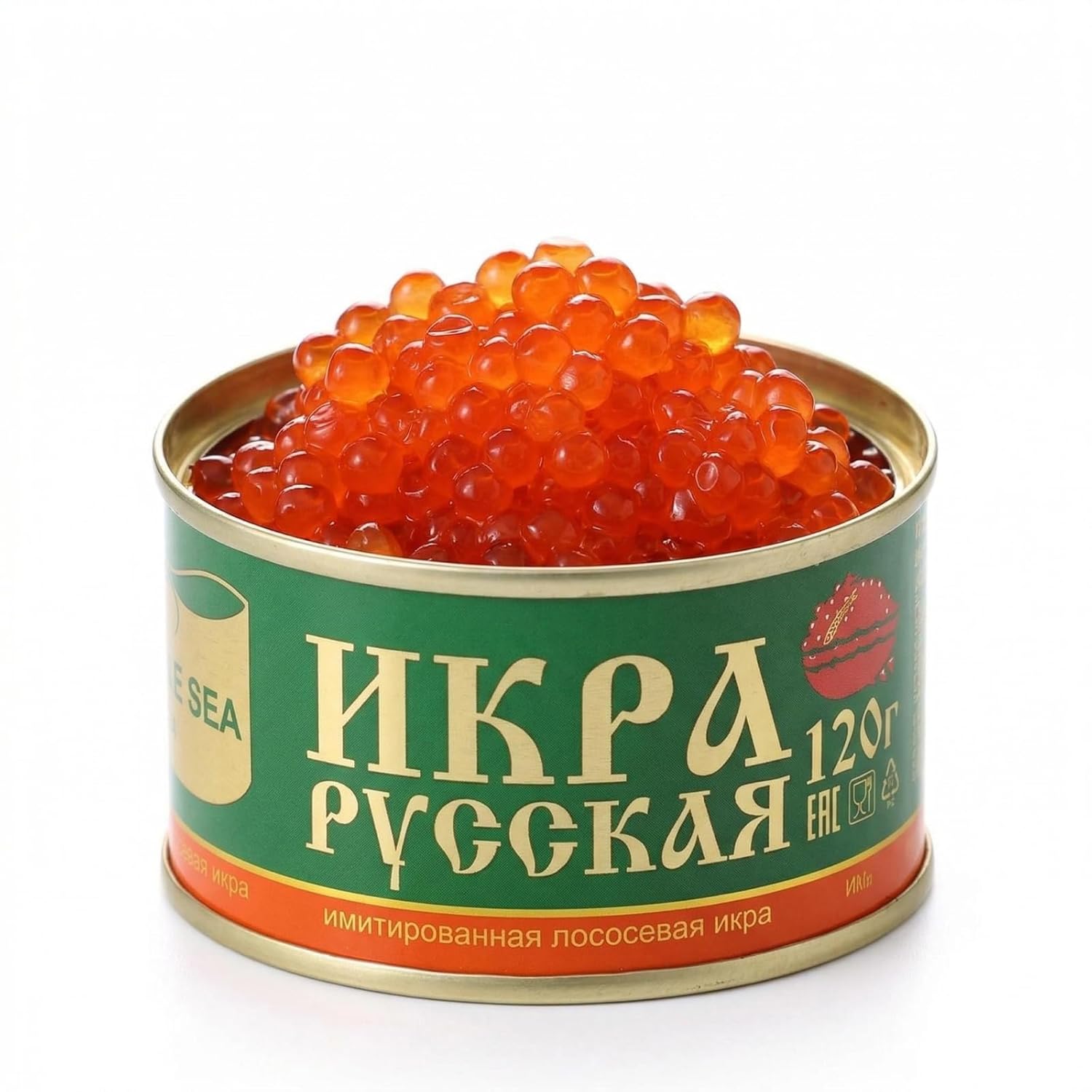Premium Red Salmon Caviar – Handcrafted In Traditional Style, Velvety Smooth Texture, Exceptionally Fresh & Delicate Flavor 4.23oz（120g）