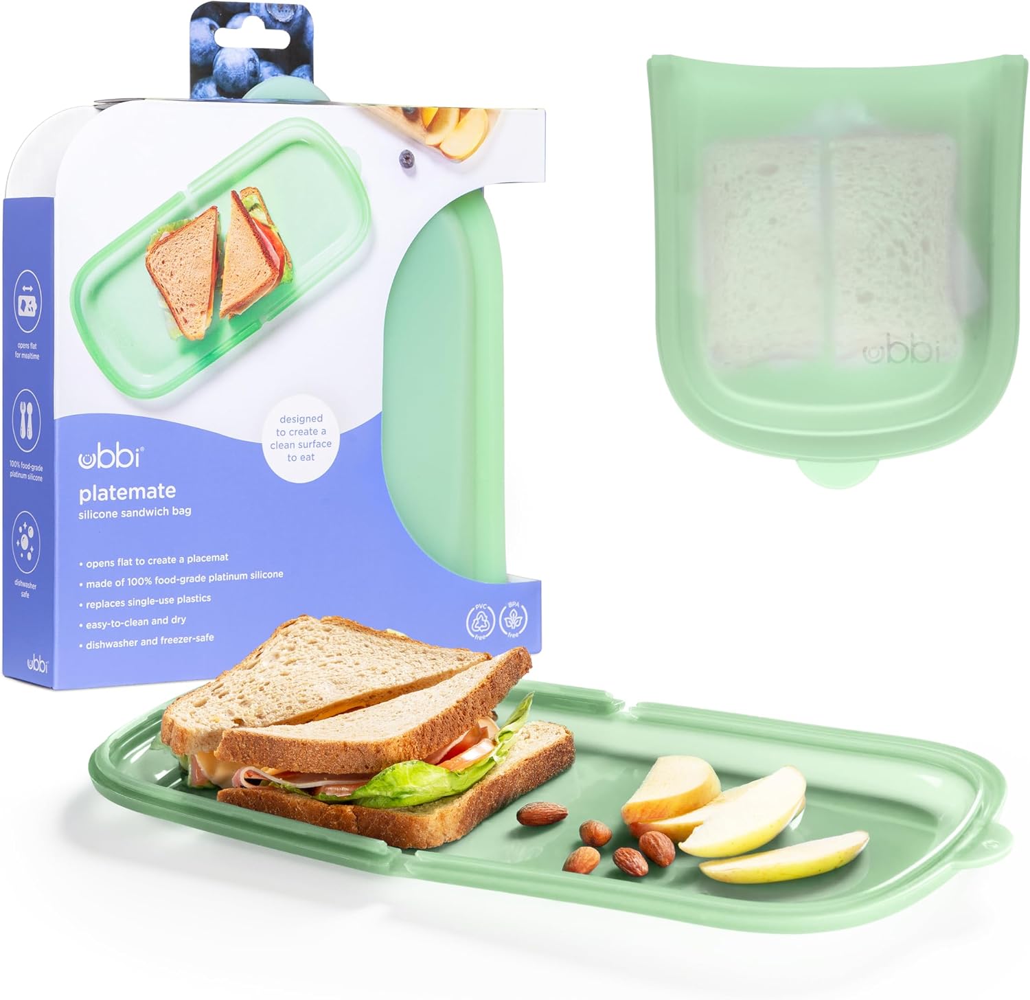 Ubbi Silicone Reusable Storage Bag
