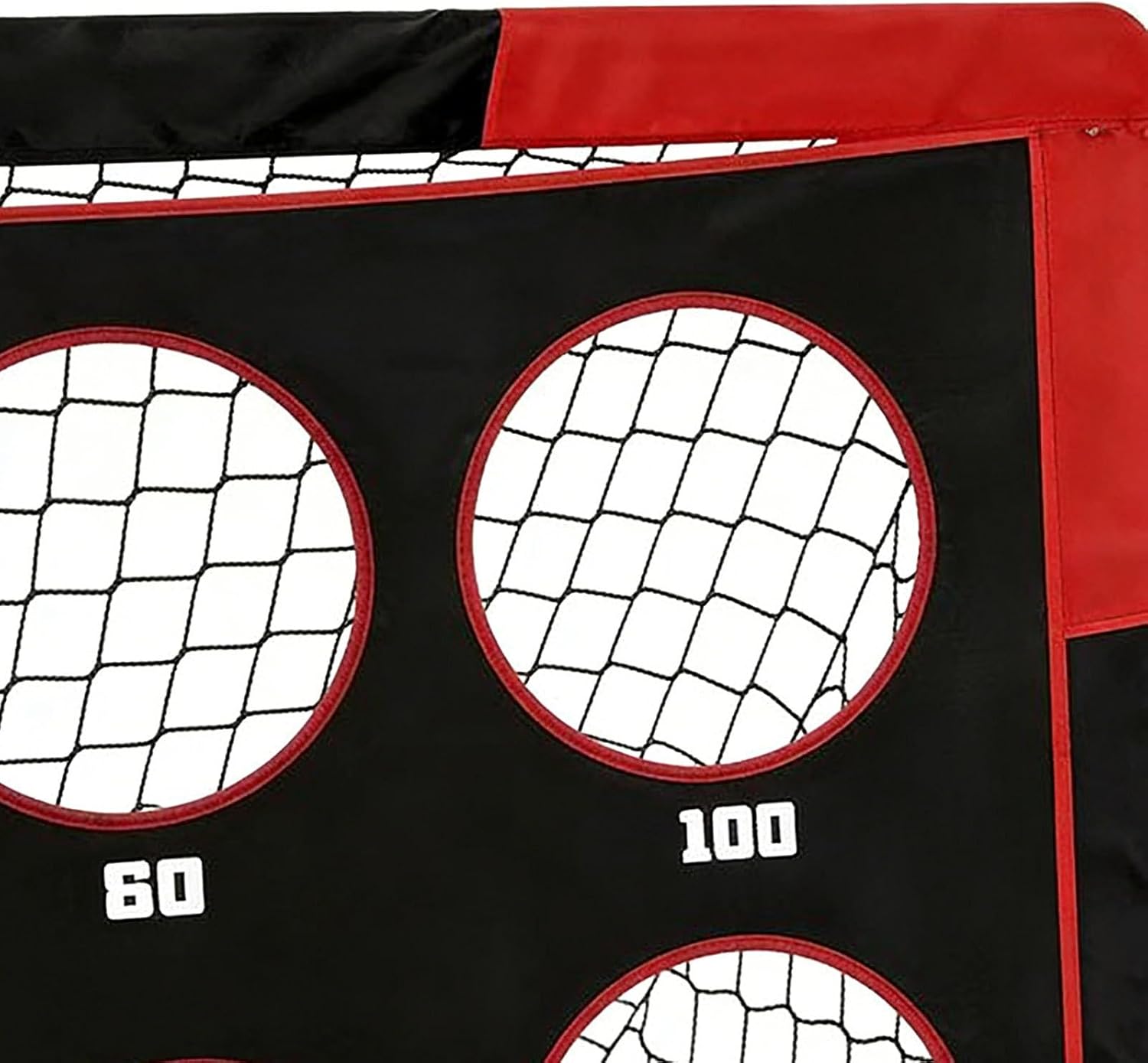 Genérico Football Goal – Modern Design Rectangular Trainer Game – Rectangular Goal Net 1.22 m Width x 0.9 m Height, for Boys and Girls Sports Training