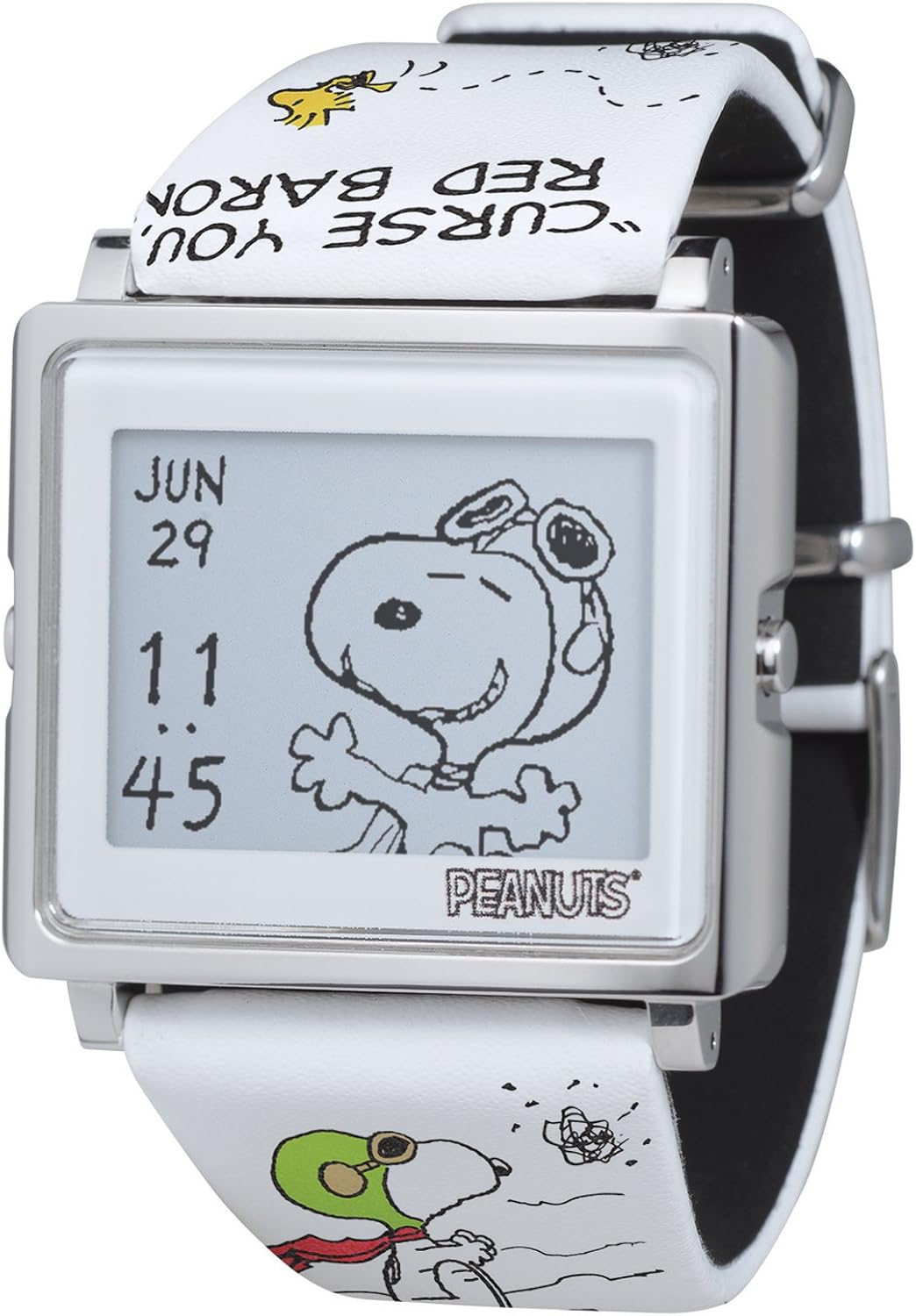 エプソン スマートキャンバス Smart Canvas Peanuts スヌーピー変装シリーズ フライング エース 腕時計 W1 Pn310 レディース腕時計 腕時計 通販 Amazon