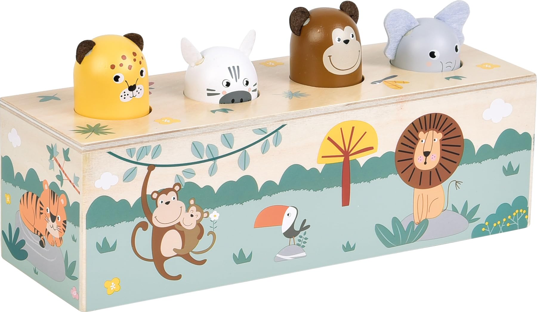 Small Foot banco da Lavoro Compatto in Legno, banco da Lavoro per Bambini con Attrezzi e Accessori, da 3 Anni, 11376